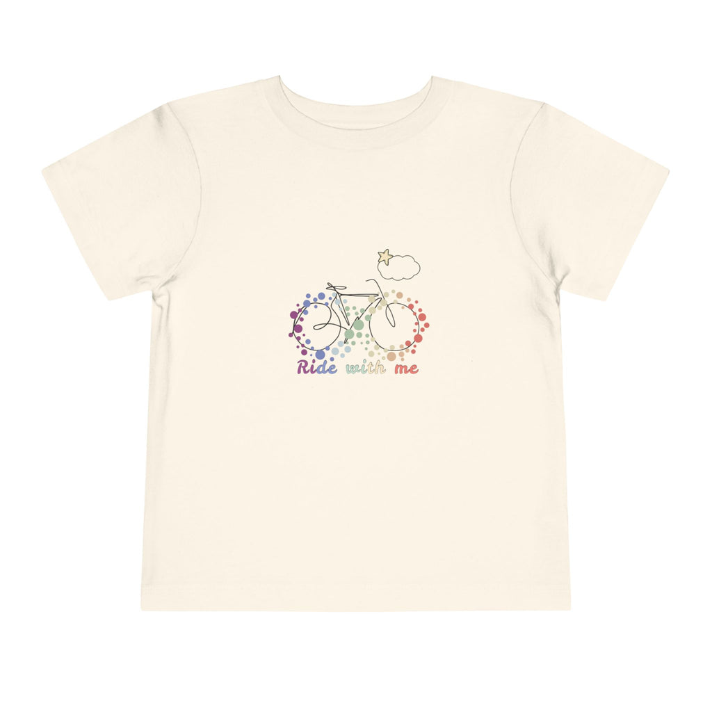 'Ride With Me'-Natural Color Toddler T-shirt
