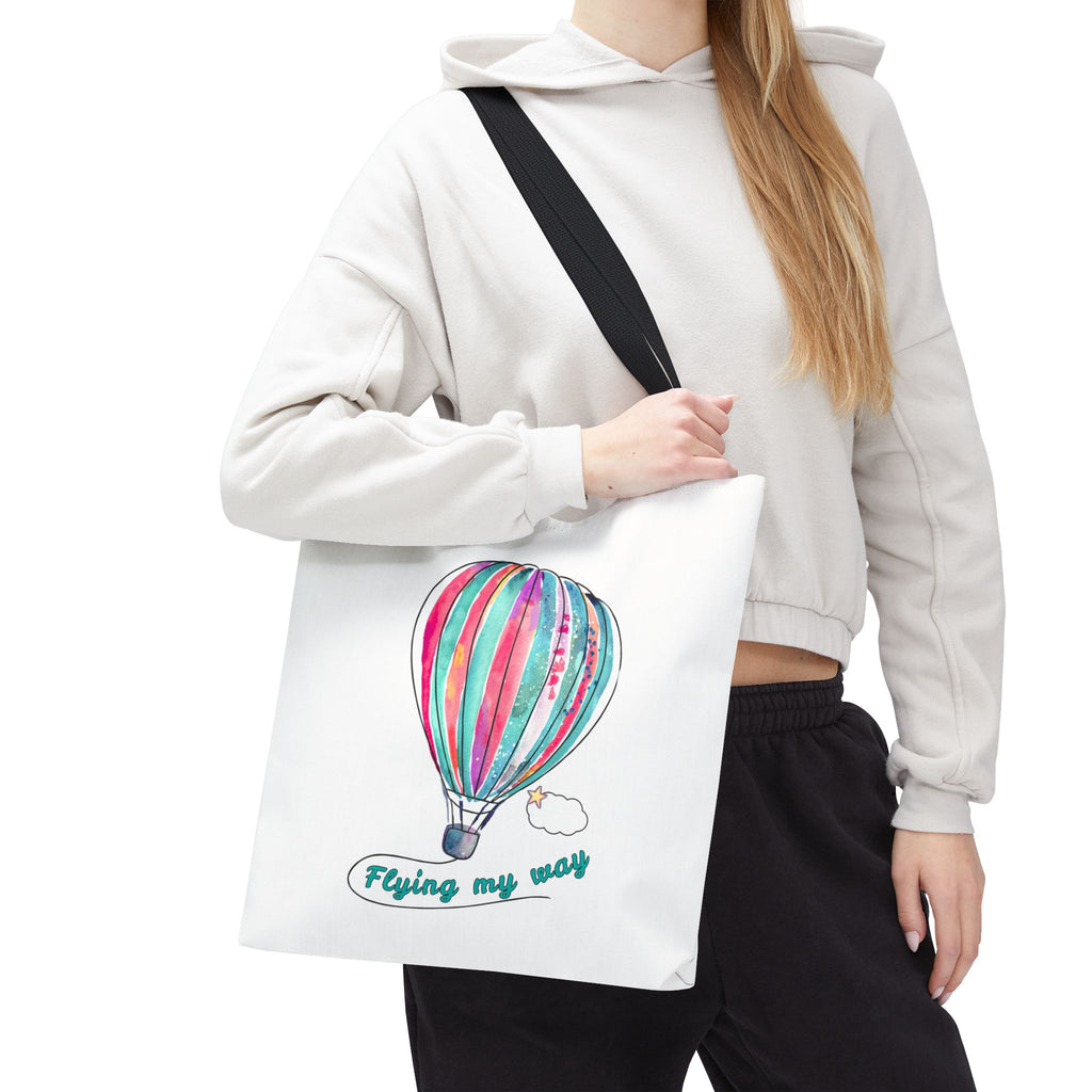 "Flying my way" Balloon Tote Bag