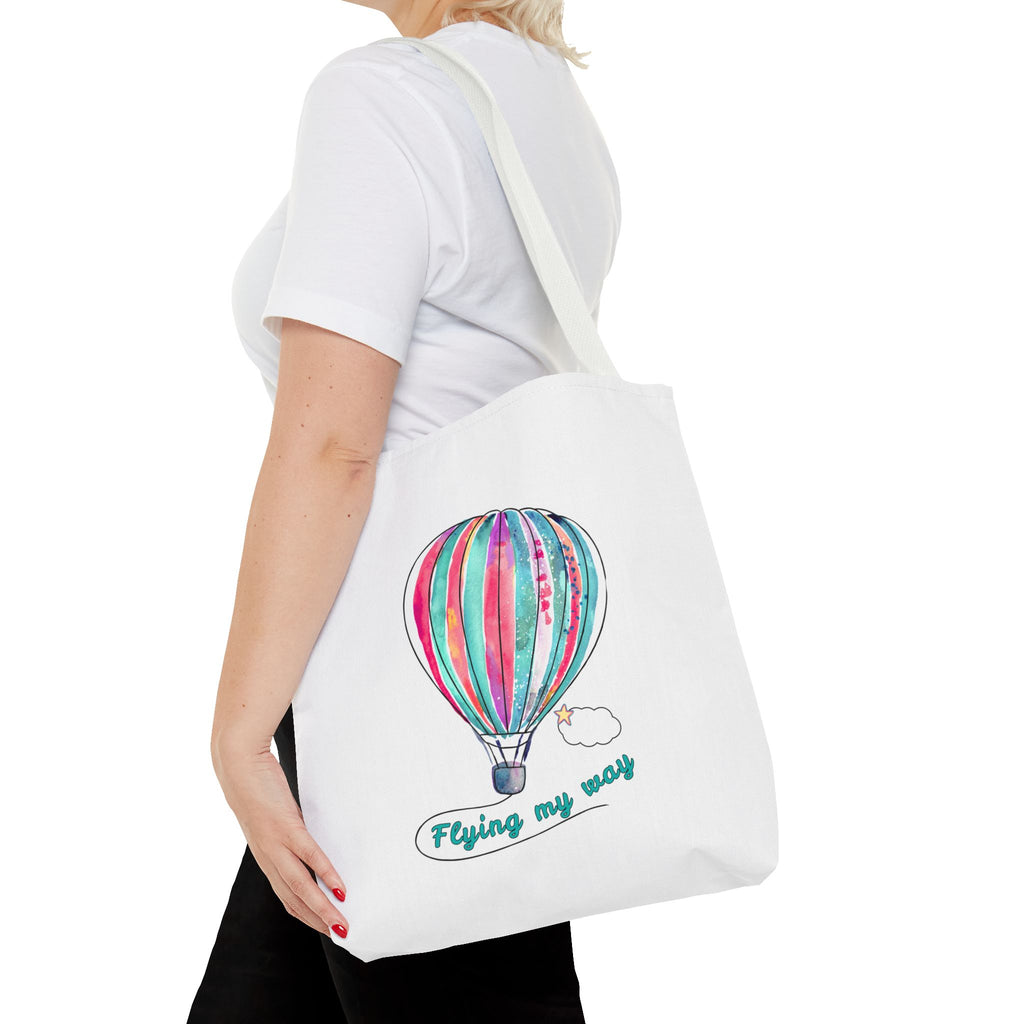"Flying my way" Balloon Tote Bag