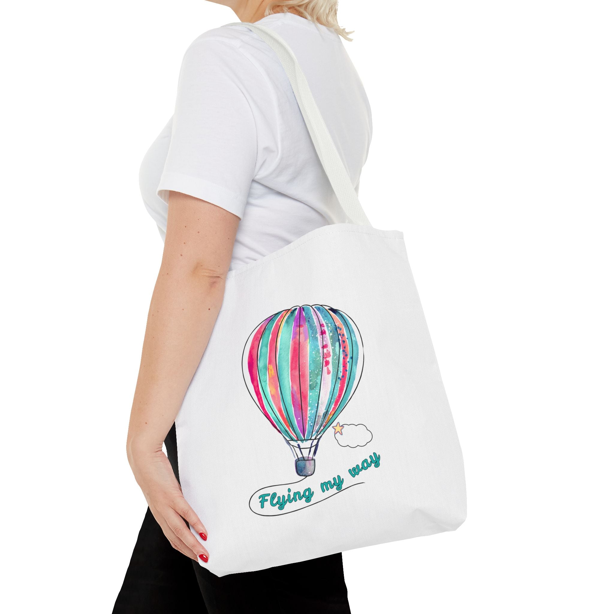"Flying my way" Balloon Tote Bag