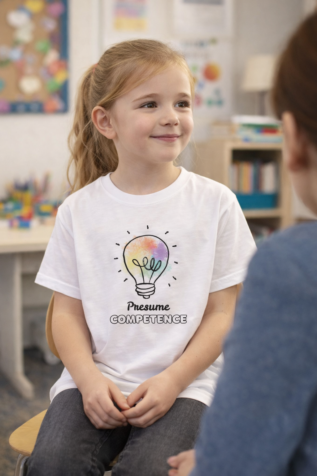 "Presume competence" Kids T-shirts