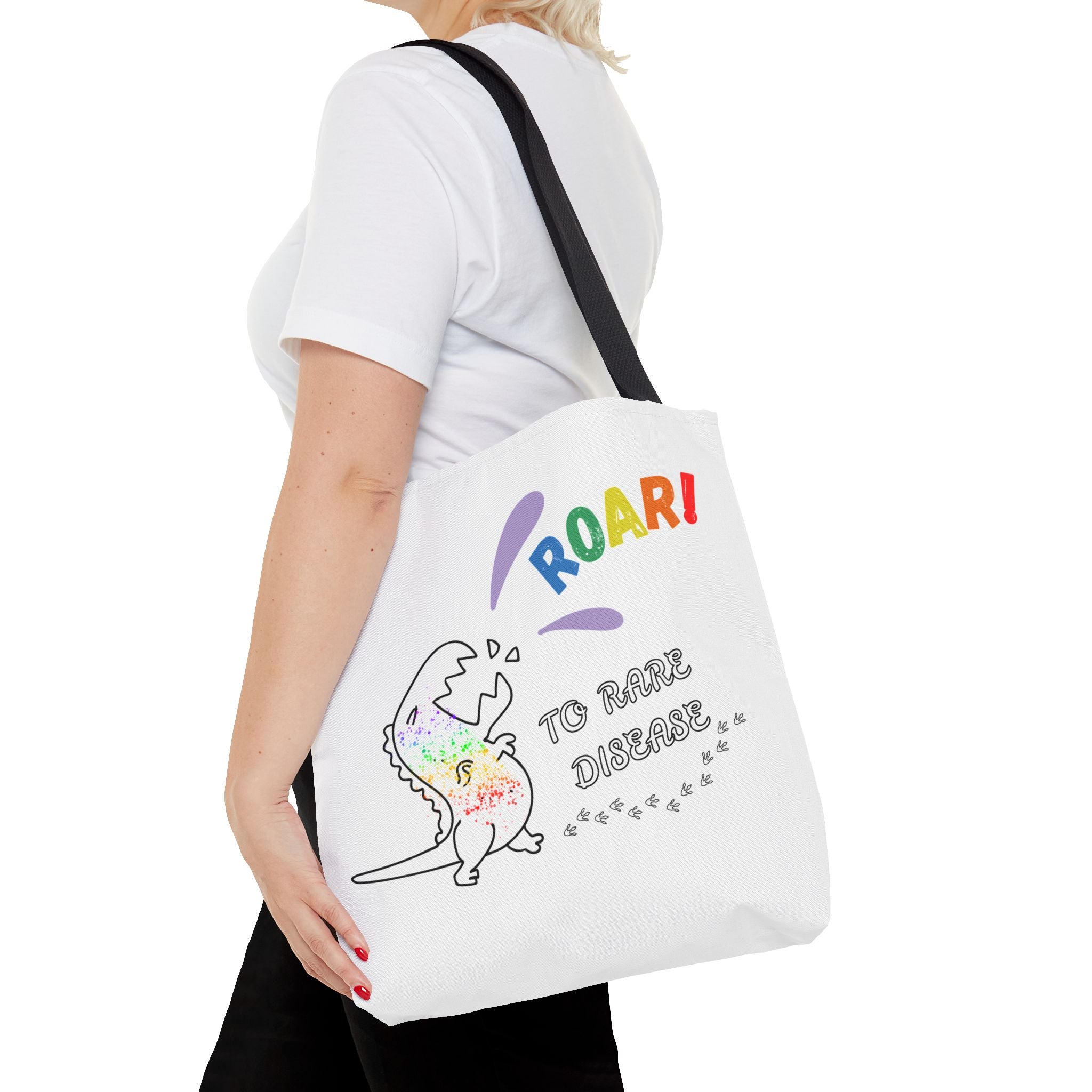 Custom "Roar For Rare Disease" Tote Bag