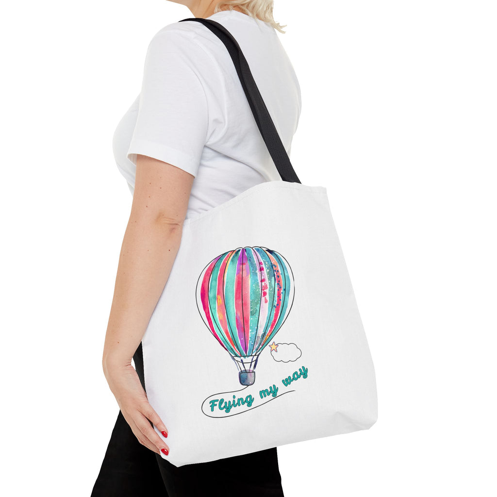 "Flying my way" Balloon Tote Bag