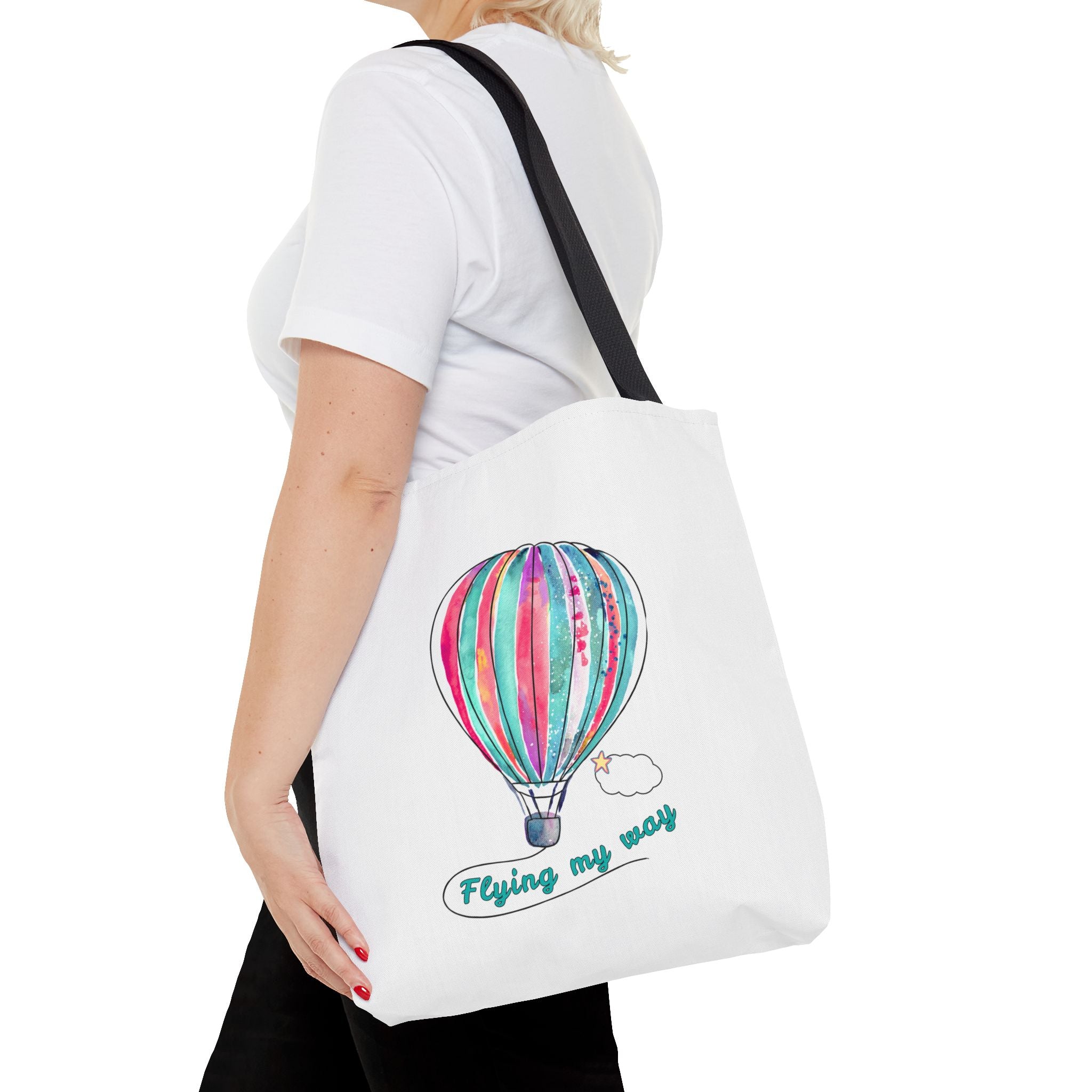 "Flying my way" Balloon Tote Bag