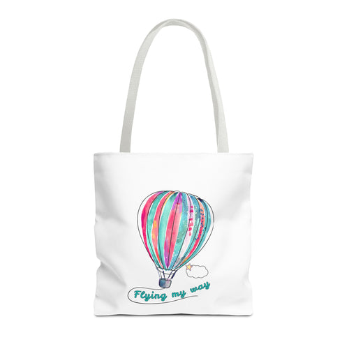"Flying my way" Balloon Tote Bag