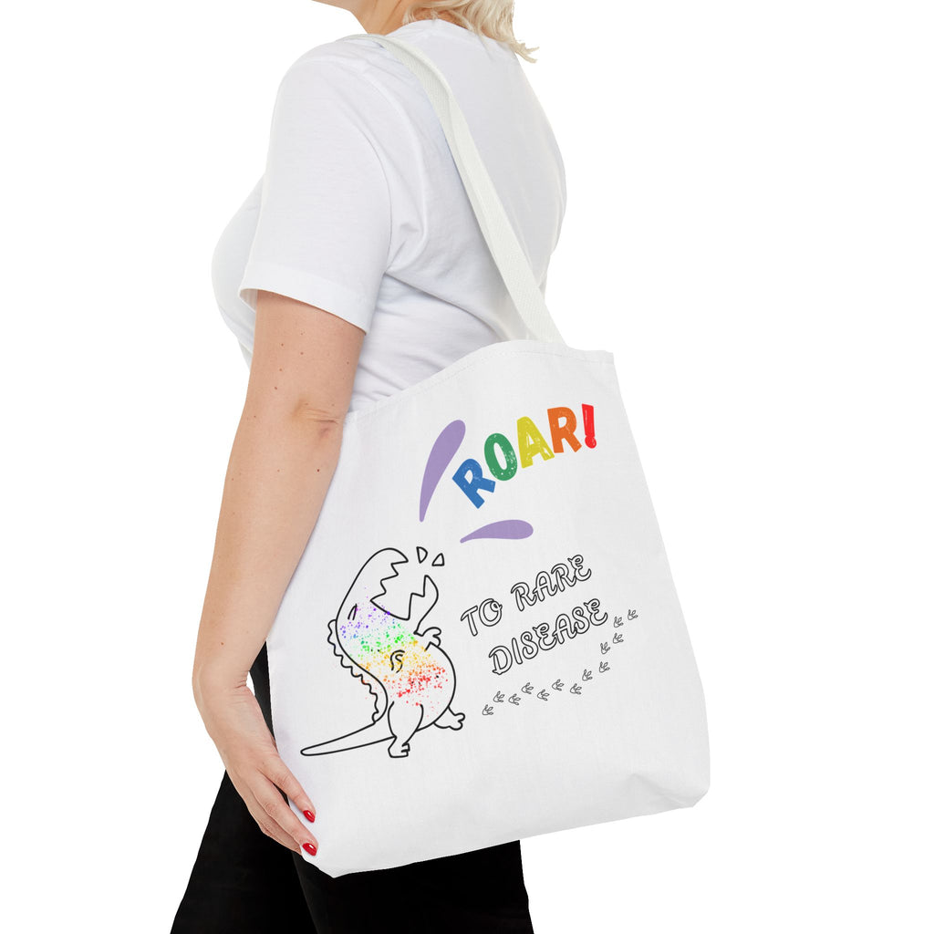 Custom "Roar For Rare Disease" Tote Bag
