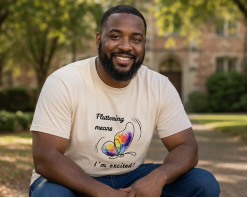 Family Match Sensory-Friendly Flapping T-Shirt | Kids, Youth & Adults Advocacy Shirt | Neurodiversity Acceptance Bundle Tees